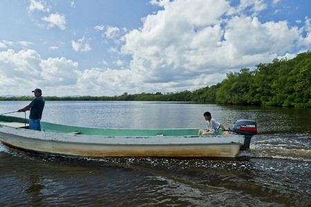 Lagoon traffic is primarily the villagers who use the lagoon for fishing and as a shortcut.  
