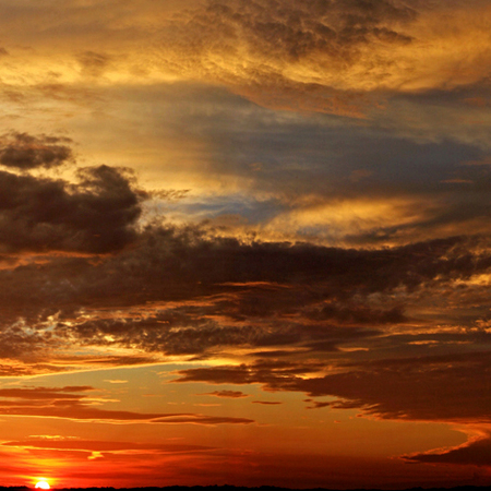 "Everglades Sunset, Panorama" (1)