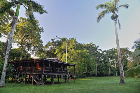 Another view of the dining hall at Possum Point Biological Station