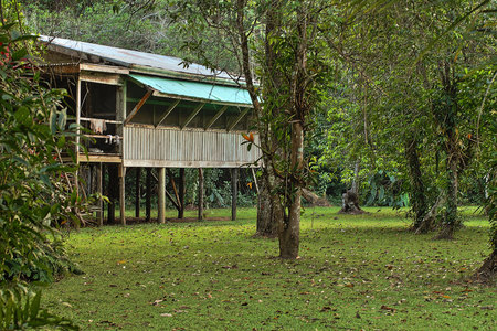 At the far end of the property (away from the Point) lies the large dorm with its own water supply. Dr. Kangas stays here.