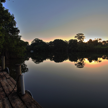 We finally made it to Possum Point Biological Station in Sittee River village. I love watching the sun rise from the dock.