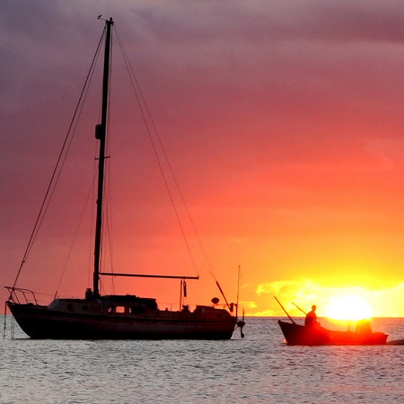 "Boquerón Sunset" (4) (Puerto Rico) 